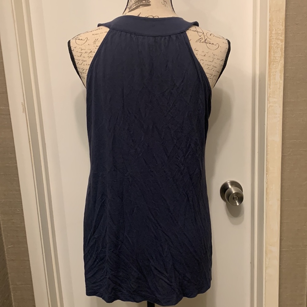 Willi Wear Size Small Blue Halter with Sequins - Picture 6 of 9